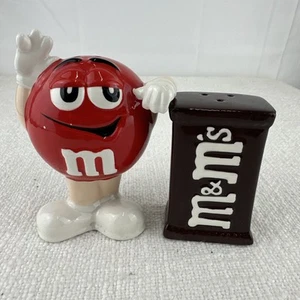 Vintage M&M's - Red M&M "I'm Baad" Salt & Pepper Shakers Ceramic Collectibles - Picture 1 of 17