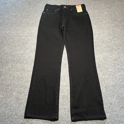 Jeans Levis 517 Para Hombres 32x30 Rojo Tab Bootcut Vaquero Western Negro Denim Algodón Foto 1 de 4