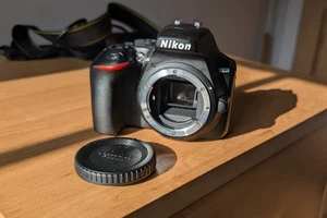 Nikon D3500 DSLR Body Water Damage with Accesories. Spares or Repair. - Picture 1 of 6