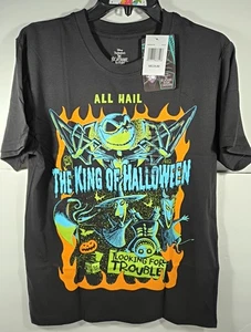 Disney Pesadilla Antes De Navidad Mujer’s Mediano All Hail The King Of Halloween  - Imagen 1 de 4
