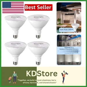Brighten Outdoors with Dimmable 18W LED Flood Lights - 4 Pack - Picture 1 of 10