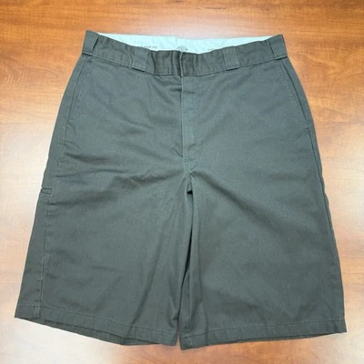Pantalones Cortos Dickies Para Hombres 36 Marrón Teléfono Celular Bolsillo Ajuste Suelto Logo Algodón Ropa de Trabajo Foto 1 de 4