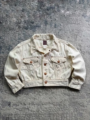 Jean Paul Gaultier 牛仔裤复古 90 年代短夹克尺寸 38 — 第 1/4 张图片