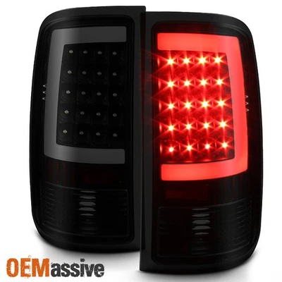 Fit 2007-2013 GMC Sierra 1500 07-14 2500HD 3500HD Black Smoked LED Tail Lights - Image 1 of 4