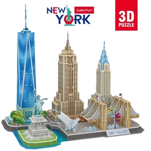 Puzzle 3D NEW YORK SKYLINE CubicFun - Foto 1 di 11