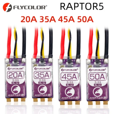 FLYCOLOR Raptor5 Brushless 3-6S Drone ESC 20A 35A 45A 50A 32Bit for FPV Drone UK - Image 1 of 4