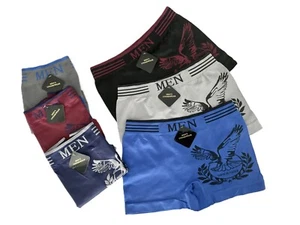 Men's underwear Pack of 6 seamless boxer briefs for men by UOKIN - Picture 1 of 11