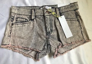 BCBG Acid Pink Denim Jean Washed The Jackson Short Shorts Size 23 MSRP $78-New - Picture 1 of 5