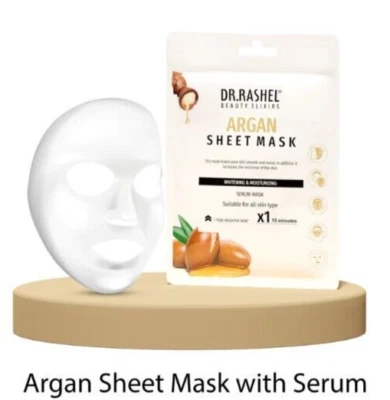 DR.RASHEL Argan Face Sheet Mask With Serum For Women and Men 20g - Image 1 of 3