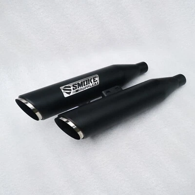 Escape Slip On Fit 2018-2024 para Harley Davidson Street Bob M8 recubierto de negro completo Foto 1 de 4