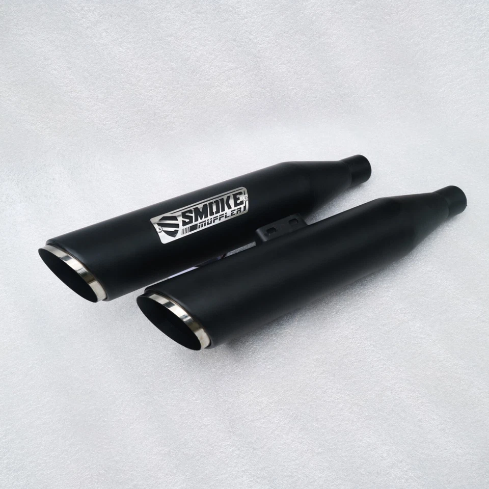 2018-2024 Exhaust Slip On Fit To Harley Davidson Street Bob M8 Full Black Coated — 第 1/4 张图片