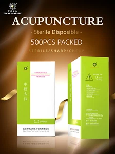 Acupuncture Spring Needles 500 w/Guide Tube zhongyantaihe Massage Cupping Treat! - Picture 1 of 9