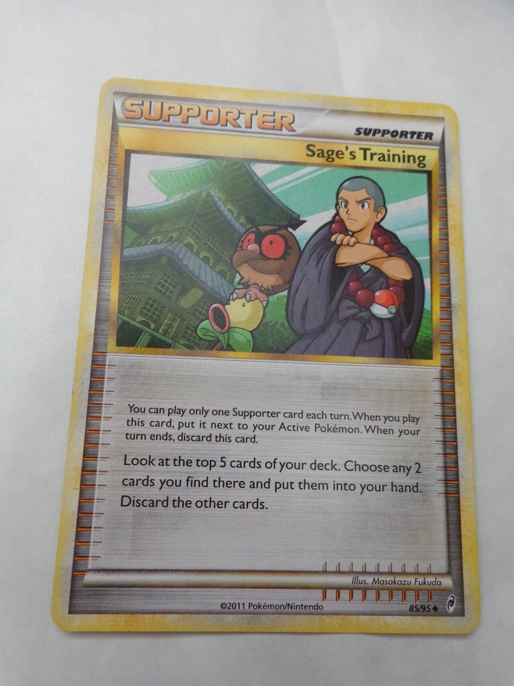 UNCOMMON - SAGE'S TRAINING 85/95 CALL OF LEGENDS SET POKEMON CARD GO MINT - Image 1 of 1