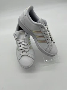 Adidas Grand Court Women's Athletic Tennis Sneaker White Shoe size 5.5 - Picture 1 of 7