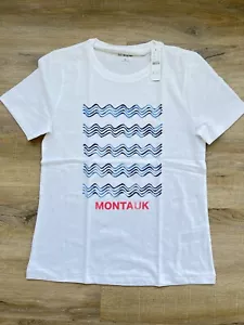 J. Crew Damen-T-Shirt ""Montauk"" Wave Graphic - Bild 1 von 5