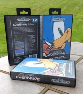Mega EverDrive Cover Art and Case for the Sega Genesis (X3/X5/X7) - Afbeelding 1 van 4