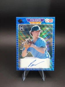 2021 Leaf Pro Set Metal 1989 Blue Wave /30 Peter Heubeck #PA-PH1 Auto - Picture 1 of 2