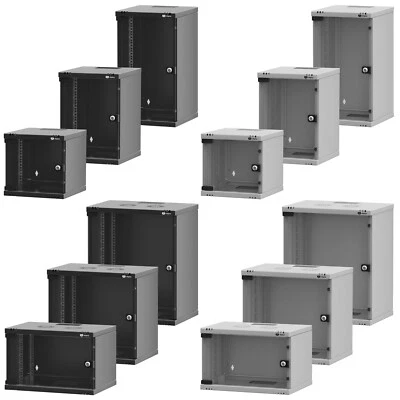 Netzwerkschrank Serverschrank 10 / 19 " Wandgehäuse Rack Server Schrank Zubehör - Bild 1 von 4