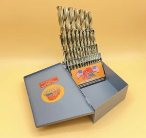 Drill Hog® 29-teiliges Kobalt M35 Bohrer-Set reduzierte Schäfte 100 % lebenslange Garantie - Bild 1 von 5