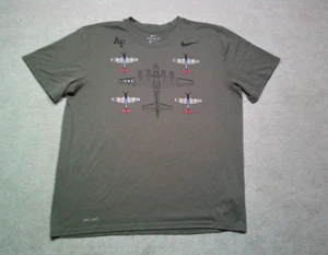 NWOT Air Force Tuskegee Air Men Red Tails T Shirt Mens XL Green P 51 Mustang - Imagen 1 de 9