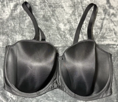 Sujetador ELOMI 1230Blk 42I negro liso con aros convertible multivía sin tirantes nuevo con etiquetas Foto 1 de 4