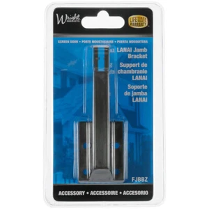 Wright FJBBZ Lanai Screen Door Jamb Bracket Dark/Bronze - Picture 1 of 4