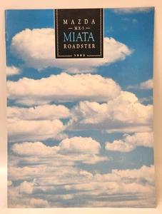1993 Mazda Miata MX-5 Roadster 12 Pg. Dealer Color Prestige Sales Brochure Book - Bild 1 von 6
