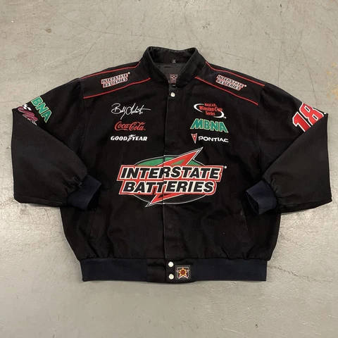 Bobby Labonte Interstate Batteries Jeff Hamilton  Nascar Jacket Size XXL Cover