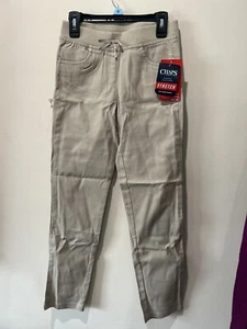 Chaps Girl’s Uniform Stretch Skinny Pants/khaki/size 10 REG/nwt  - Picture 1 of 7