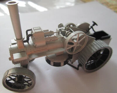 Märklin H0 1896 im OVP, Oldtimer Lokomobil Heucke, metallic-grau, neuwertig - Bild 1 von 4