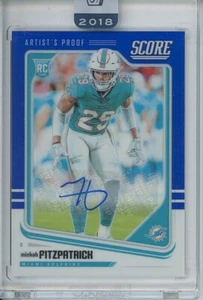 2018 Honors Minkah Fitzpatrick RC ROOKIE AUTO AUTOGRAPH Proof 11/35 Steelers - Picture 1 of 2