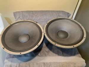 JBL Pair of D130 Stereo Speaker Original Woofers (Pair) Tested Working Well - Picture 1 of 24