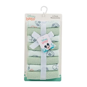 Paquete de 8 paños de baño para niños Disney Baby Mickey Mouse | regalos para baby shower - Imagen 1 de 1