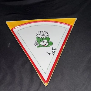 Vintage Disney Mickey & Minnie Mouse Pizza Plates, Italian Sayings Set of 6 - Picture 1 of 24