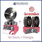 Set Discs + Pads Brembo Rear for fiat Bravo II 198 251MM 06->