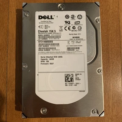 Dell Seagate ST3146855SS Cheetah 146GB 15K RPM Server SAS Hard Drive HDD - Image 1 of 2