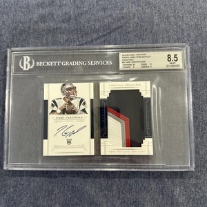 2014 National Treasures Booklet Materials Signatures 2/99 Jimmy Garoppolo Auto - Picture 1 of 15