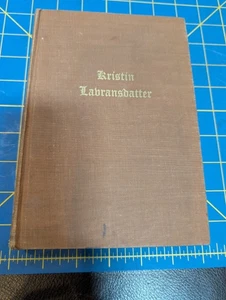 Kristen Labransdatter the cross volume III  (Rev Ed) by Sigrid Undset no dust  - Imagen 1 de 5