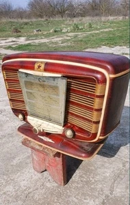 Vintage Collectible Rare Tube Receiver ZVEZDA -54.1950s. USSR - Picture 1 of 3