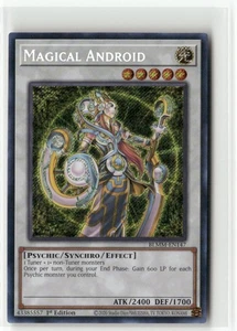 Yugioh Magical Android BLMM-EN147 Secret Rare NM 1st Ed - Picture 1 of 2