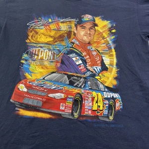 Jeff Gordon Chase Authentics DuPont #24 NASCAR Tee Large VTG Racing Shirt Y2K - Picture 1 of 11