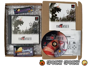Final Fantasy VI PS1 SCPS-45387 - NTSC-J Asian VGC - English 中文 Manual - Tracked - Picture 1 of 15