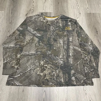 Camisa Realtree Camuflada Adulto 3XL XXXL Camuflaje Manga Larga Camiseta Aire Libre Hombres Foto 1 de 4