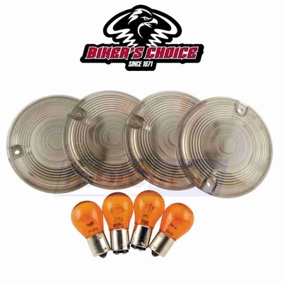 Bikers Choice Turn Signal Lens Kit for 1991 Harley Davidson FXDB-S Dyna pb - Image 1 of 4