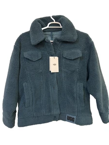 Chaqueta de camionero Frankie Sherpa UGG para mujer talla L azul honor NUEVA PRECIO DE VENTA SUGERIDO POR EL FABRICANTE 195 USD - Imagen 1 de 3