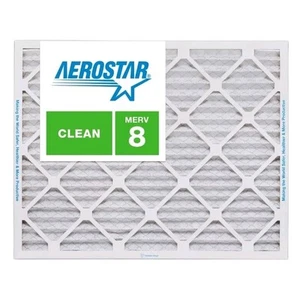 Aerostar 16x20x1 MERV 8 Furnace Air Filter, 6 Pack - Picture 1 of 5