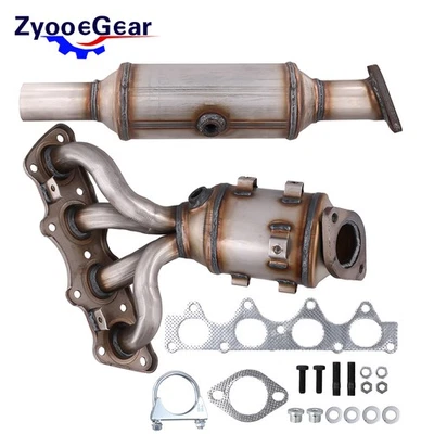 Both Manifold and Rear Catalytic Converter For 2012-2019 Kia Soul 1.6L EPA OBDII Foto 1 de 4