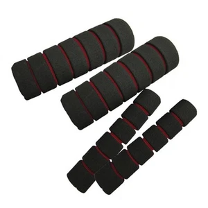 Ergonomic Motorcycle Handlebar Sponge Grip Covers for Comfort and Safety - Picture 1 of 10
