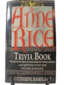 Anne Rice Trivia Book Ramsland Test Your Unearthly Knowledge Vampires 1,000 ? - Imagen 1 de 5