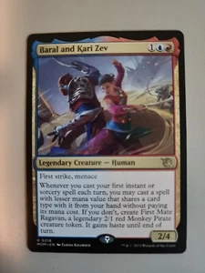 MTG Baral and Kari Zev March of the Machine 0302 Regular Rare - Picture 1 of 1